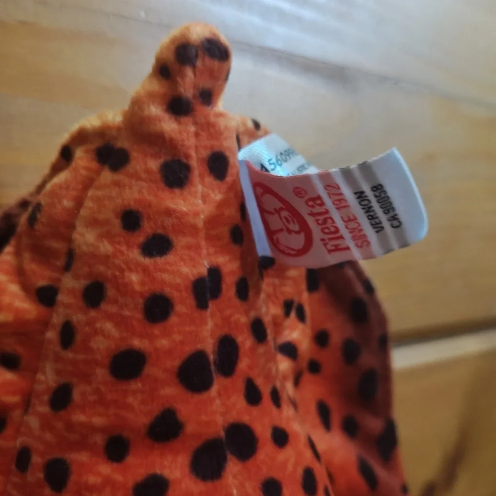 Fiesta  Orange Ocean Spotted Giant Squid Plush Realistic Stuffed Animal Toy E2 - Picture 2 of 5